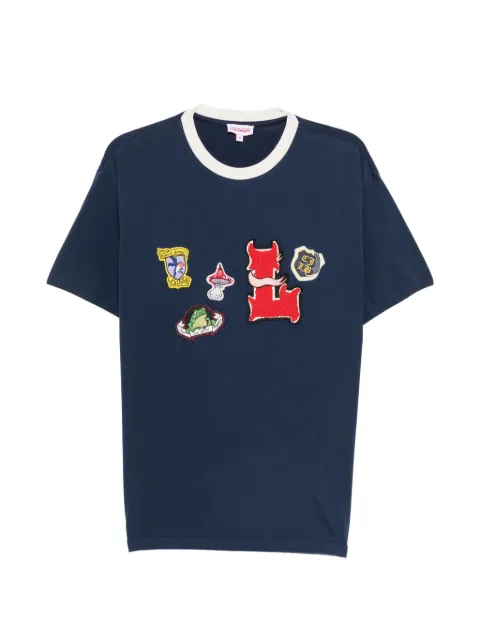 Charles Jeffrey Loverboy badge-appliqué T-shirt