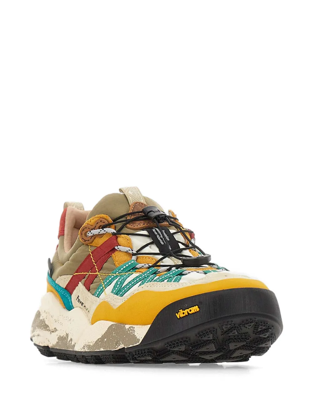 FLOWER MOUNTAIN Iwano 2 lace-up sneakers Geel