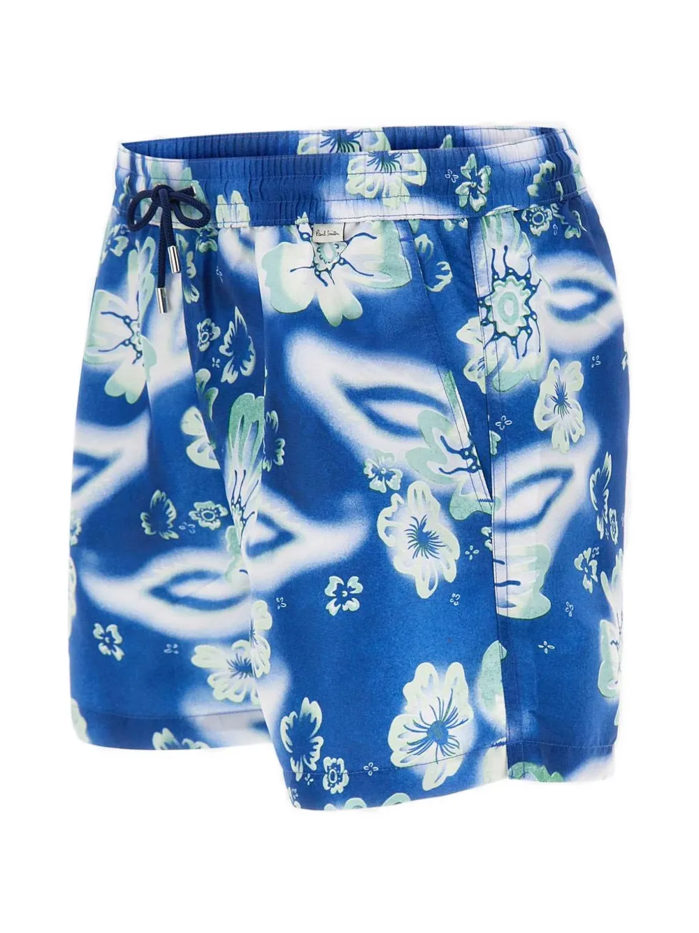 Paul Smith Zwembroek met bloemenprint Blauw