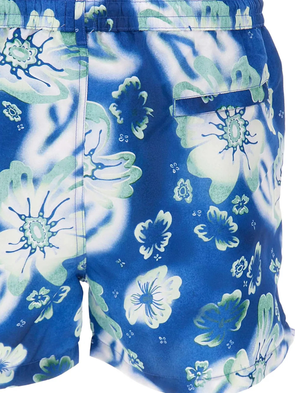 Paul Smith Zwembroek met bloemenprint Blauw