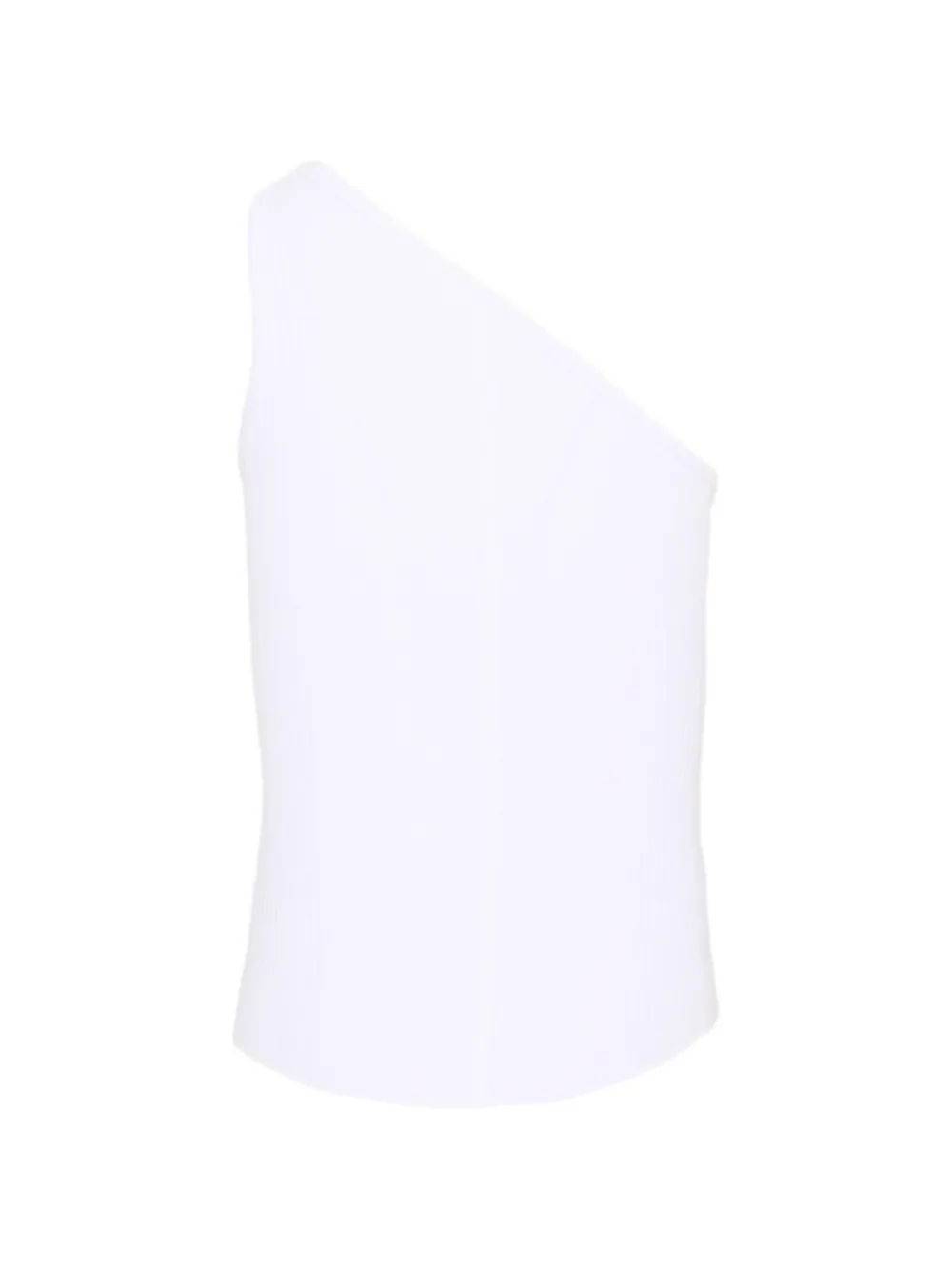 Molo Robina ribbed one-shoulder top - Weiß