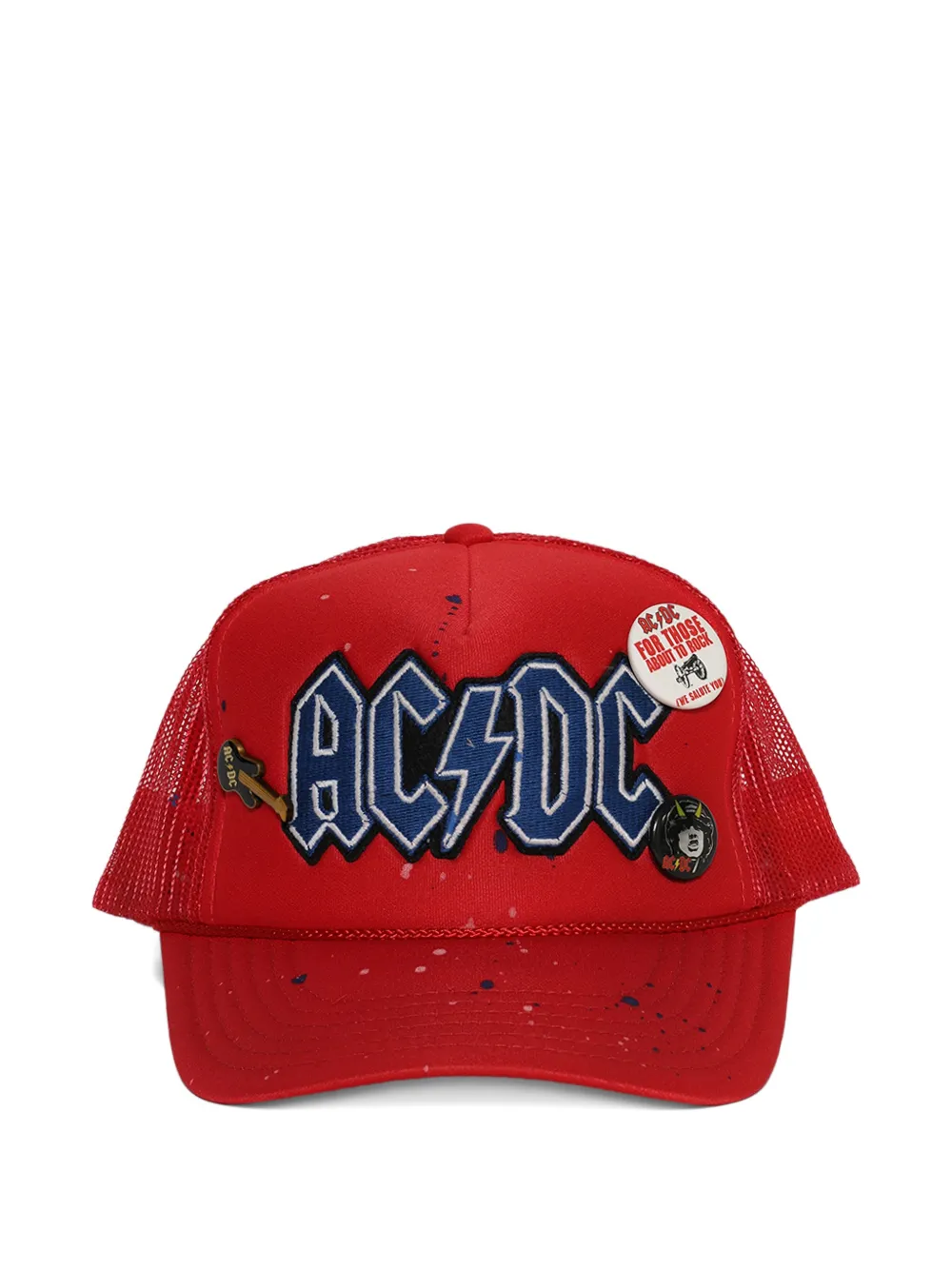 MadeWorn embroidered hat - Rosso