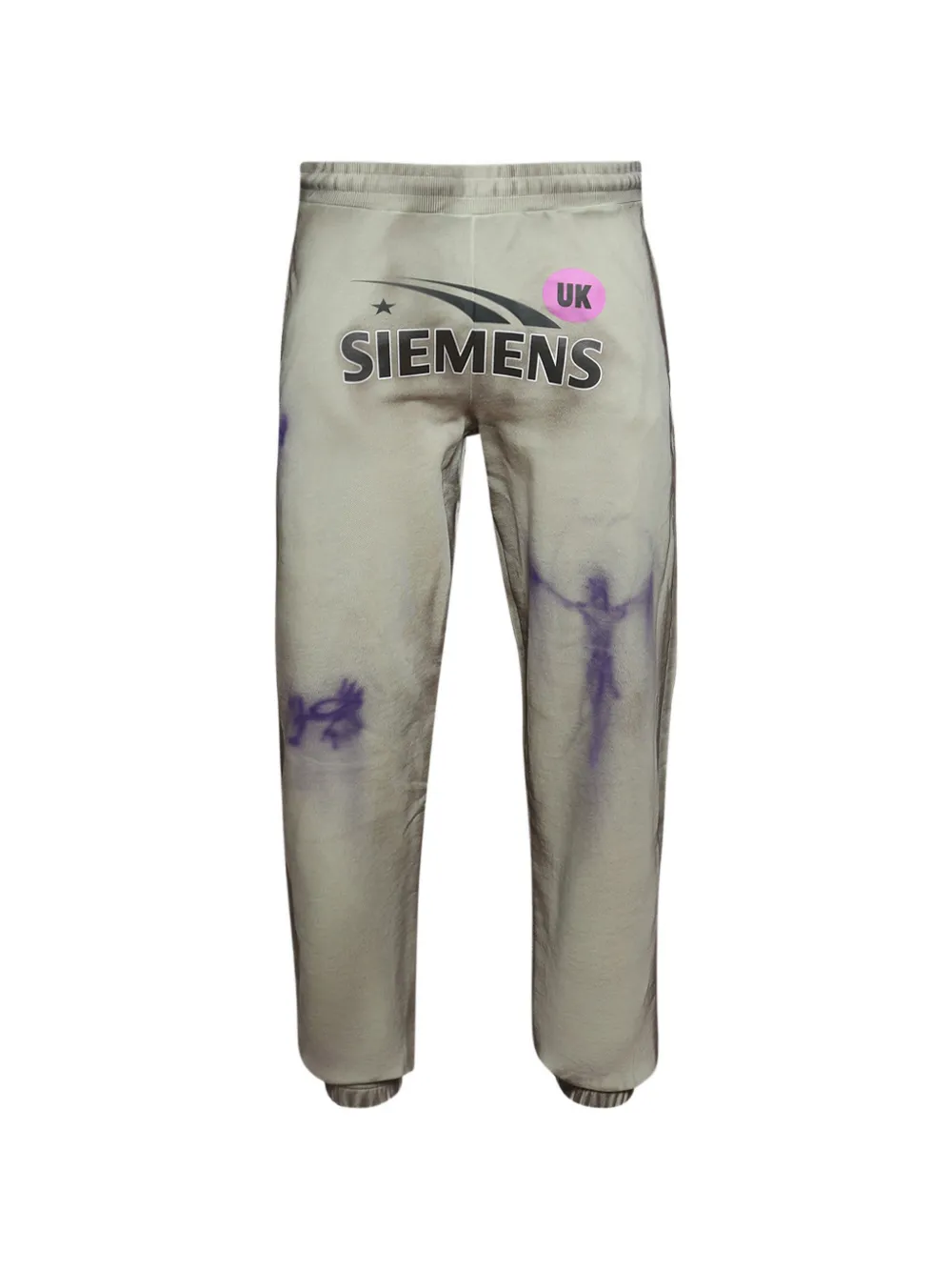 LA MASKARADE Pantaloni sportivi Dirty con stampa grafica - Grigio