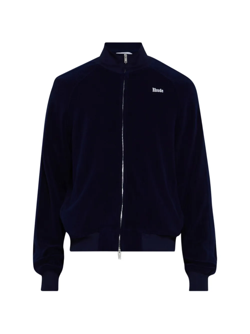 RHUDE Hamptons Towel full-zip sweater - Blau
