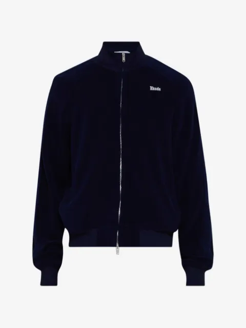 RHUDE Hamptons Towel full-zip sweater