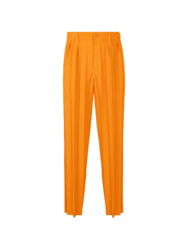 Homme Plissé Issey Miyake Edge Ensemble パンツ | オレンジ