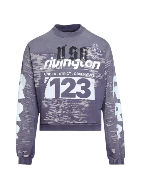 RIVINGTON ROI REBIS Membership Uso graphic-print sweatshirt
