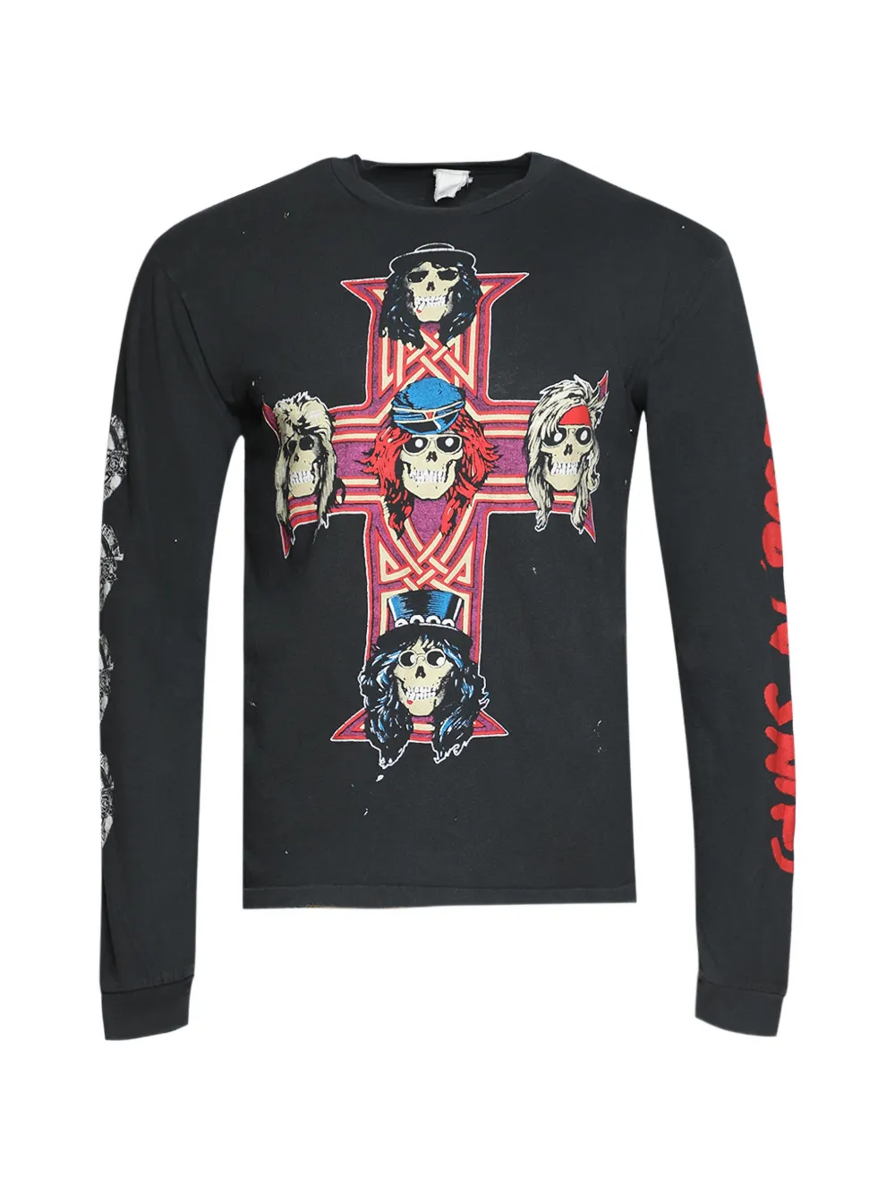 MadeWorn x Guns 'N Roses So Far Away long-sleeve T-shirt - Nero