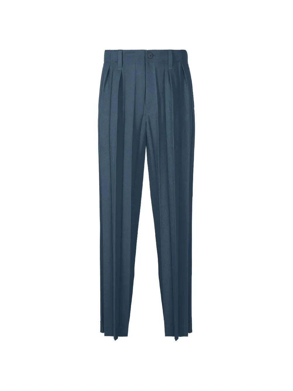 Homme Plissé Issey Miyake Edge pleated trousers - Blu