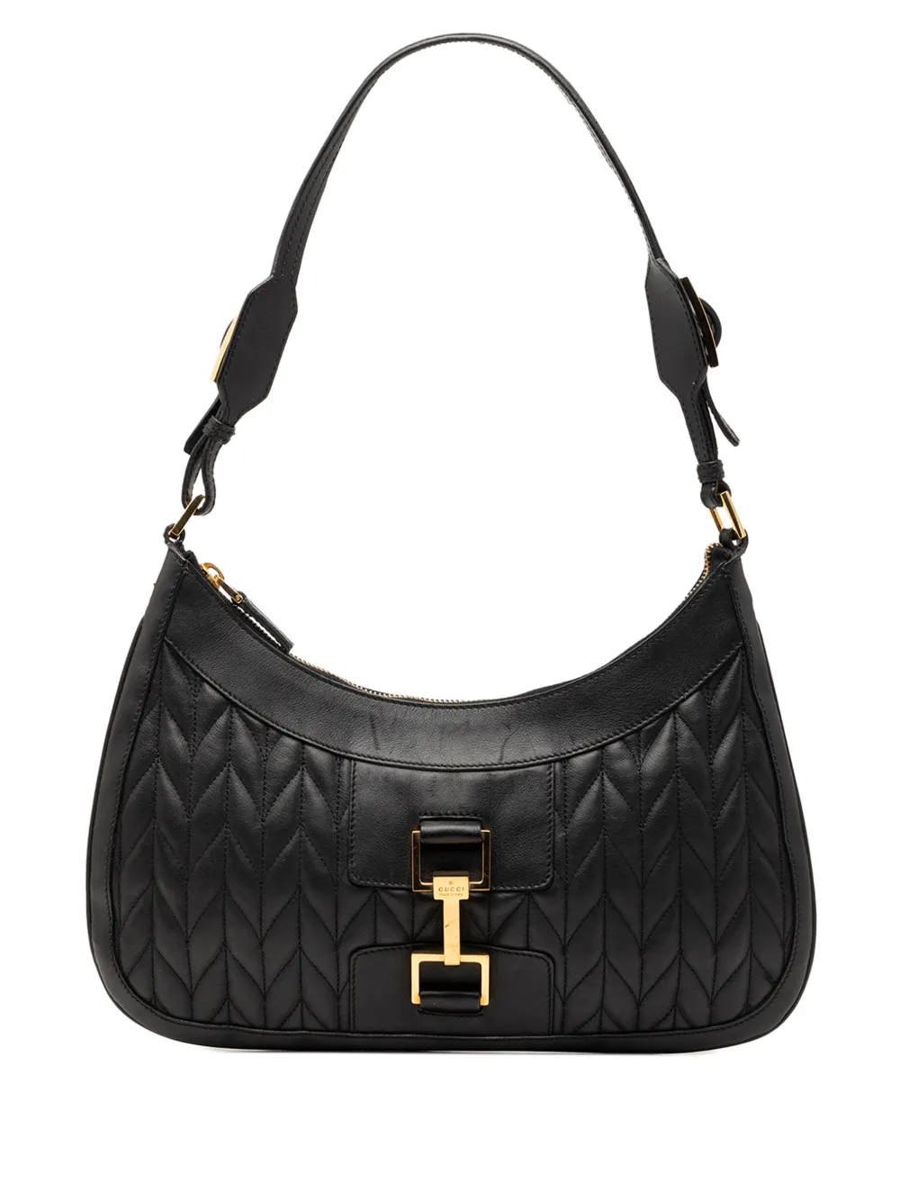 Gucci Pre-Owned 2000-2015 Quilted Calfskin Jackie shoulder bag - Nero