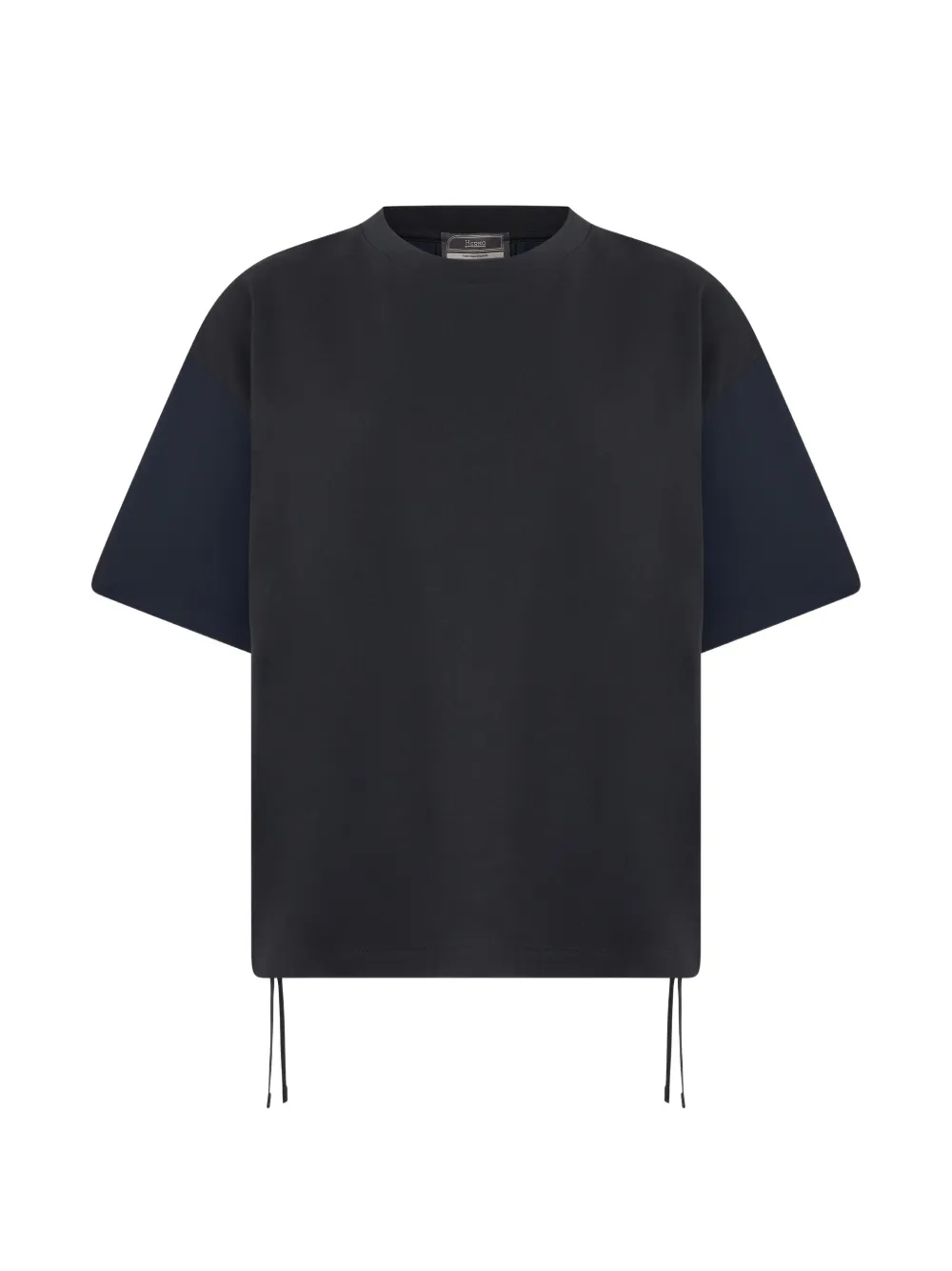 Herno drawstring-hem T-shirt - Blu