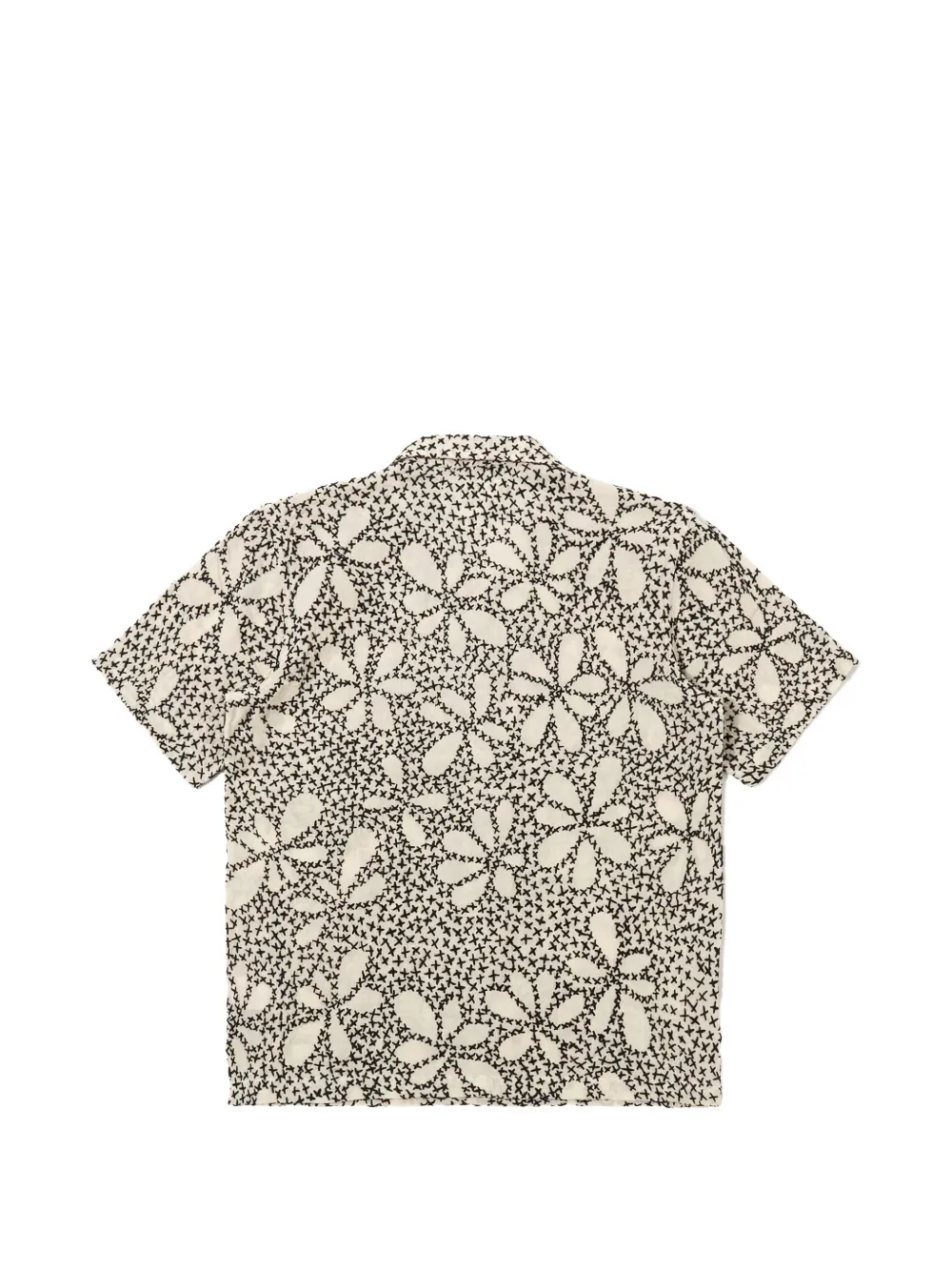 Universal Works Overhemd met bloemenprint Beige