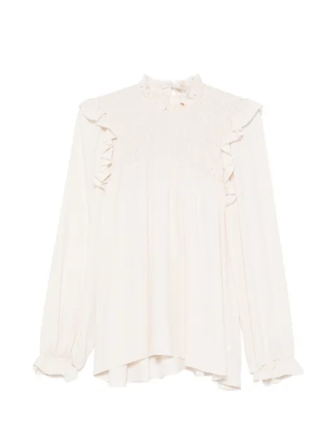 Forte Forte ruffled smocked blouse