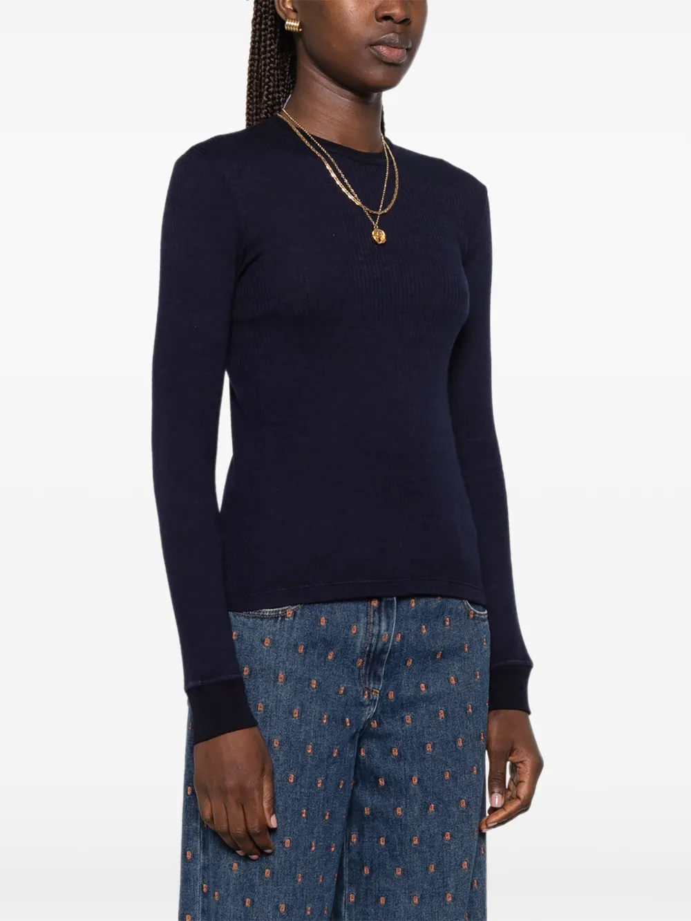 Forte T-shirt met lange mouwen Blauw