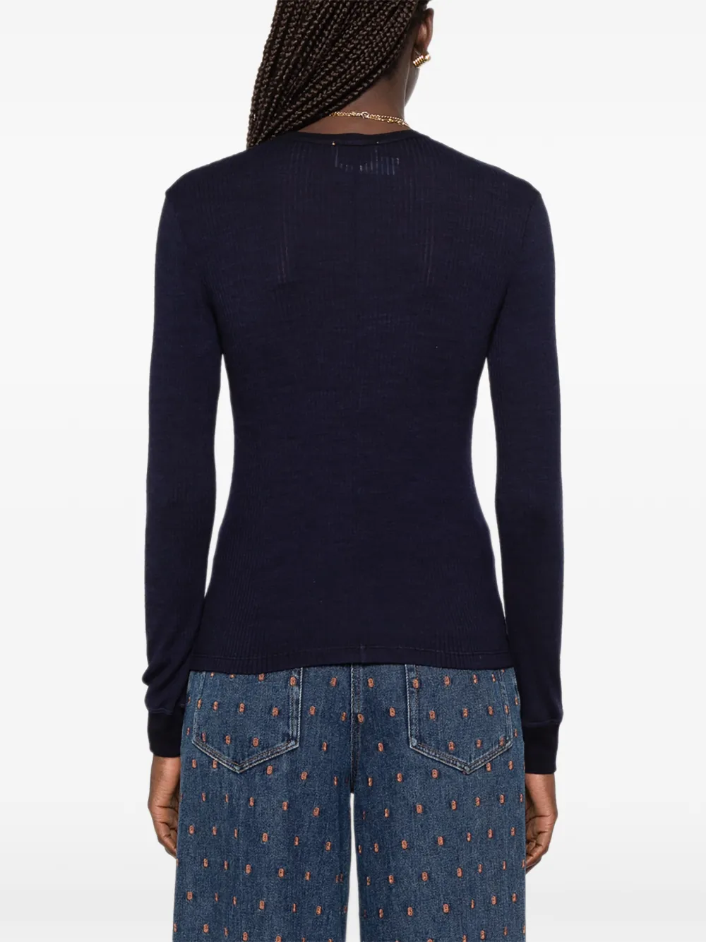Forte T-shirt met lange mouwen Blauw