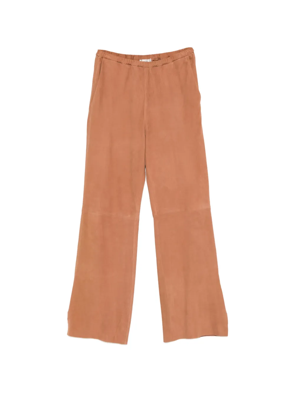 Forte Forte split-cuff leather trousers - Neutrals
