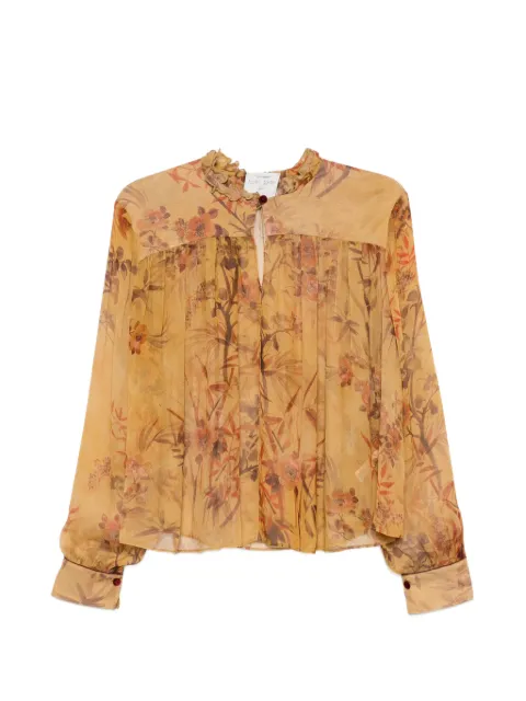 Forte Forte blusa con volantes y estampado floral