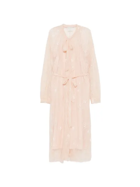 Forte Forte vestido midi con moño en el cuello