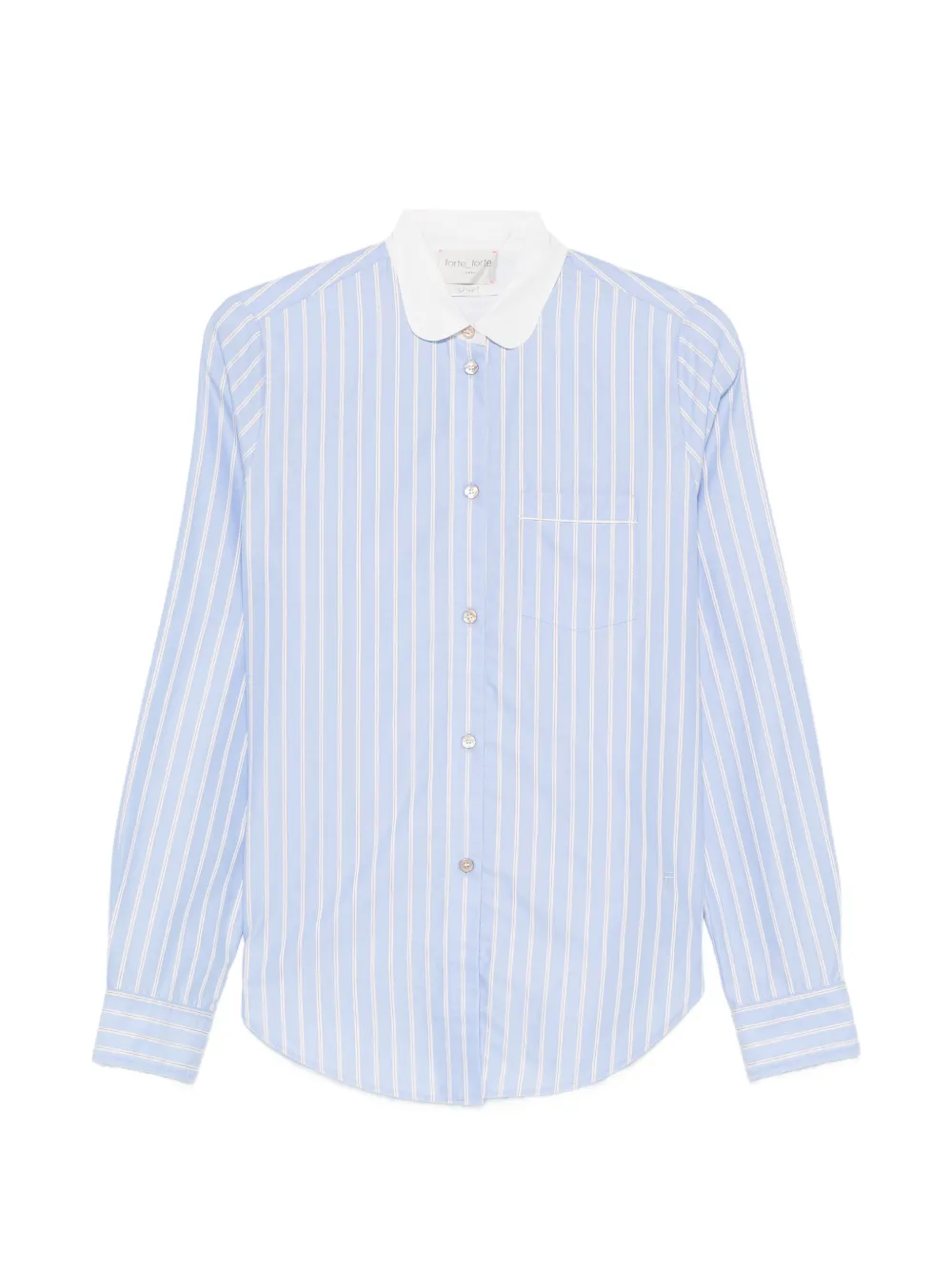Forte Forte Gestreiftes Hemd - Blau