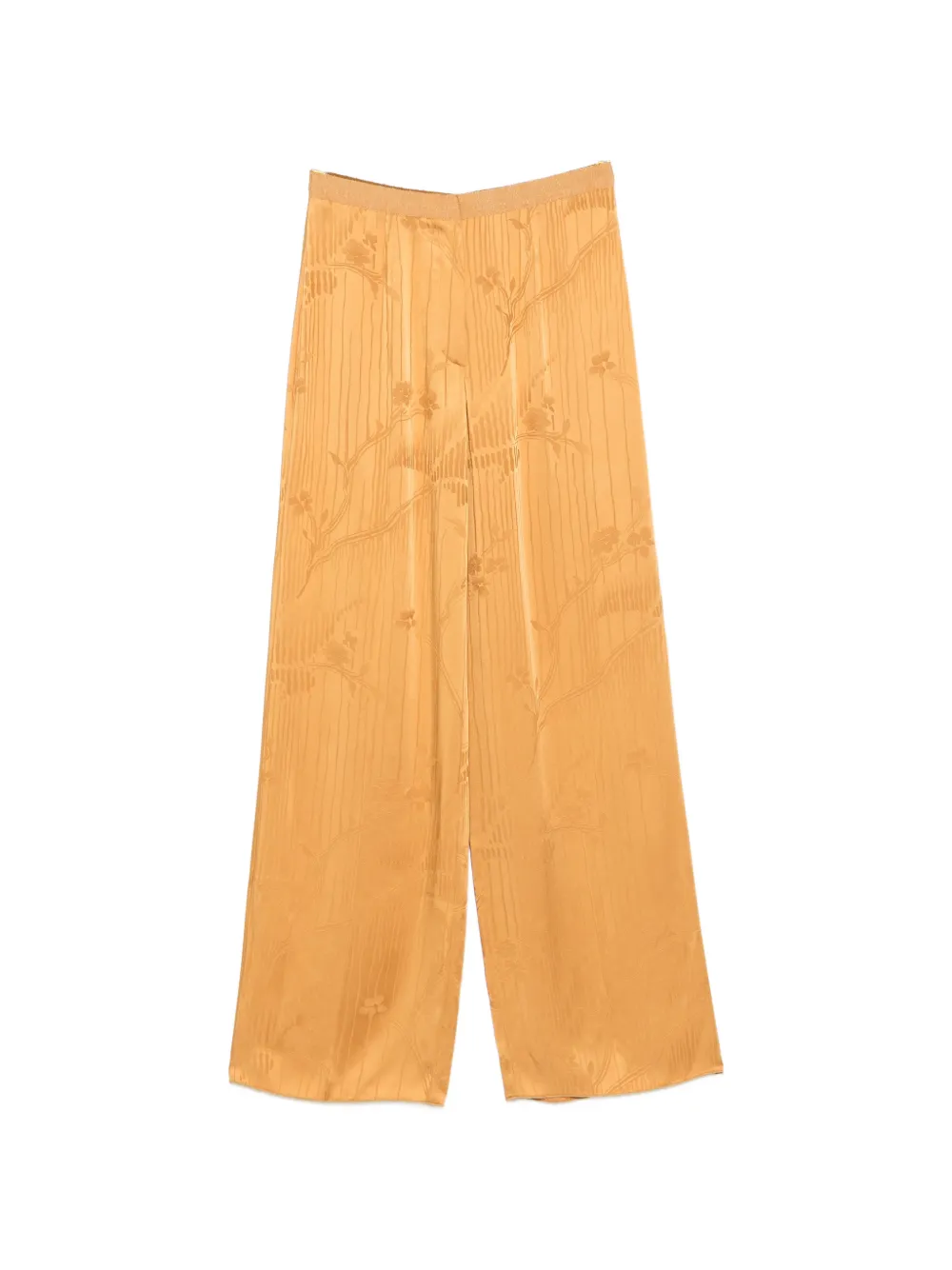Forte Forte Pantaloni a fiori jacquard - Giallo