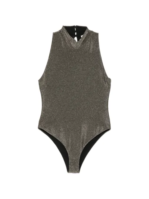 Forte Forte body con efecto de glitter y cuello alto