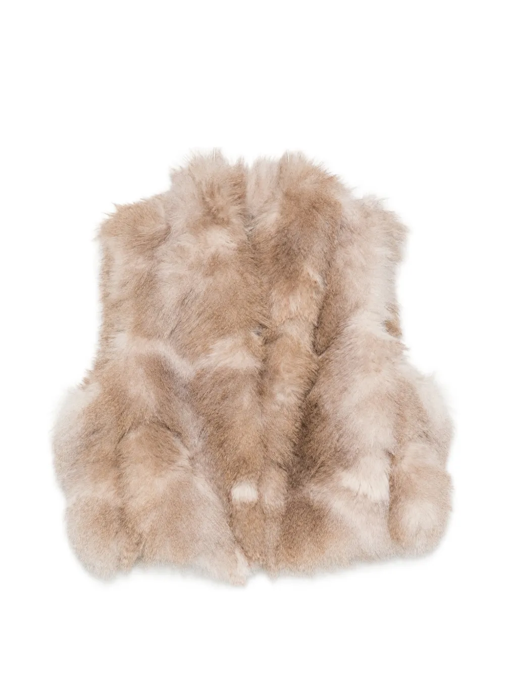 Forte Forte Faux-fur Gilet In Brown