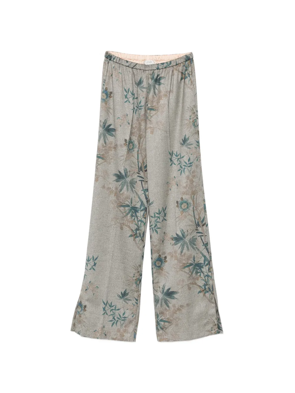 Forte Forte Pantaloni a fiori - Toni neutri