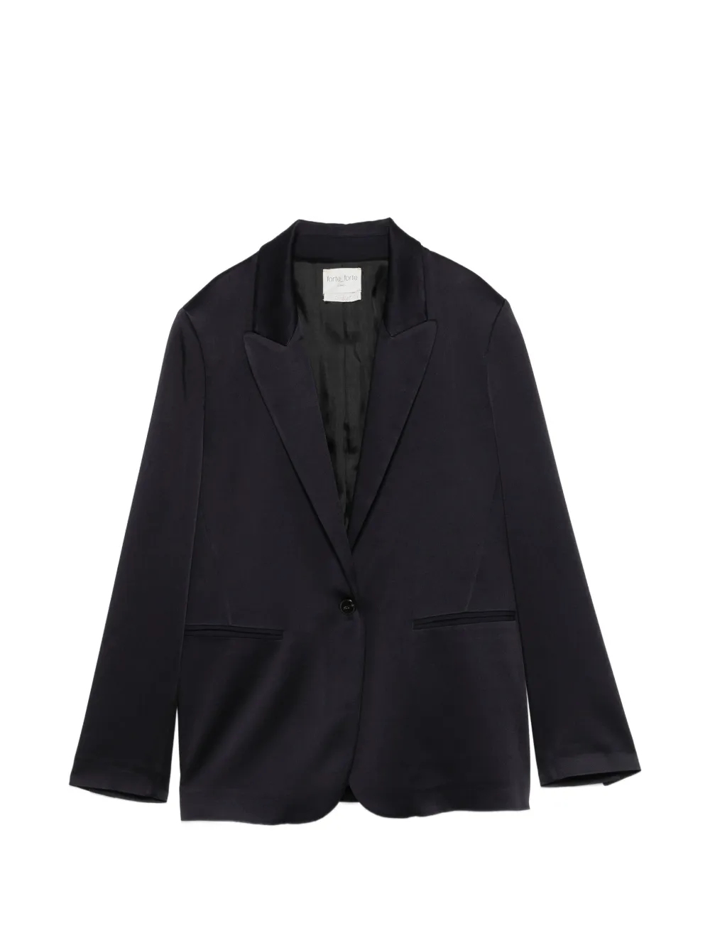Forte Forte satin-finish single-breasted jacket