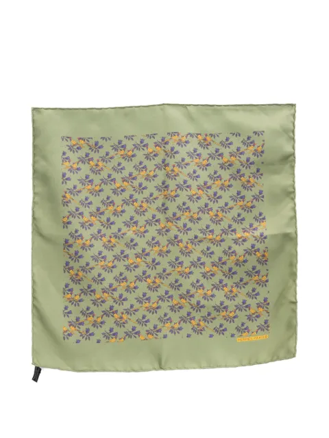 Hermès Pre-Owned 1990's 가브로슈 프린트 실크 스카프