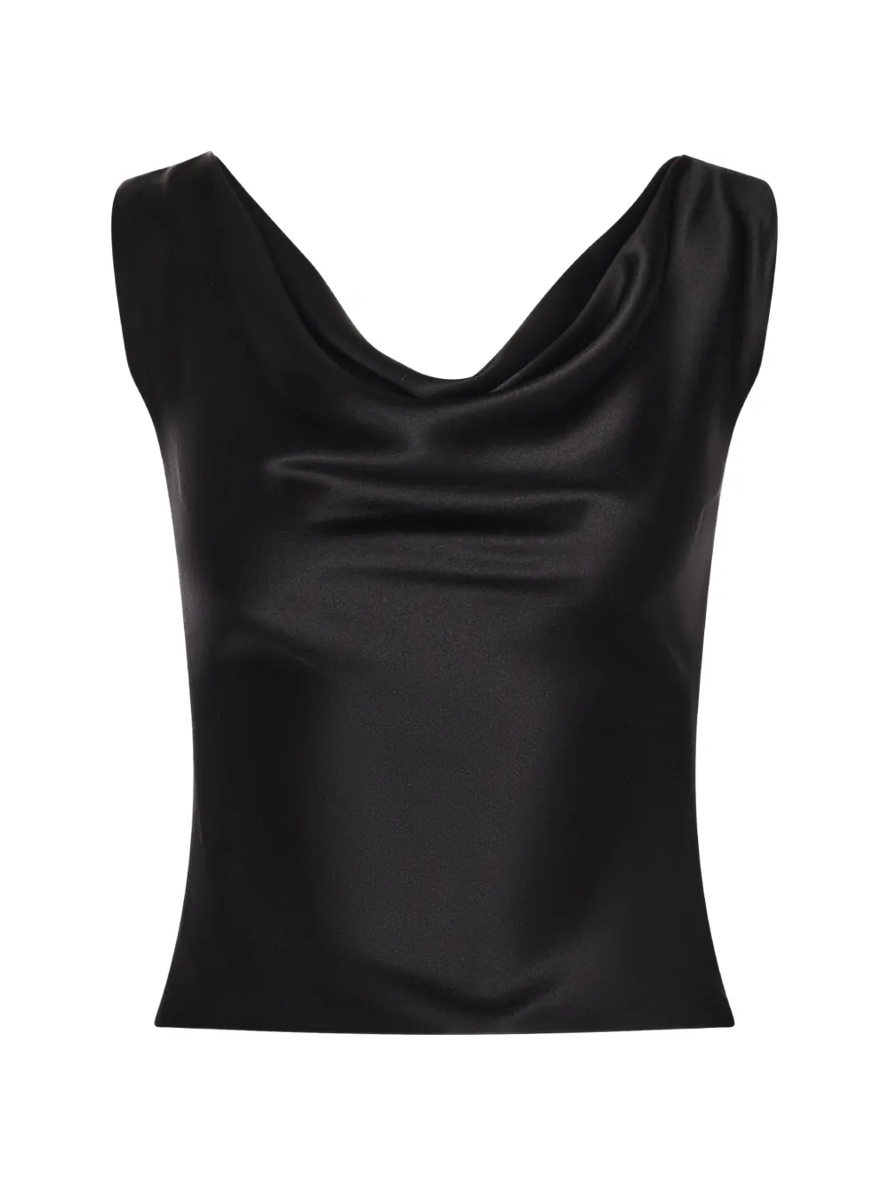 ALEXIA & ANTONIA cowl-neck blouse - Nero