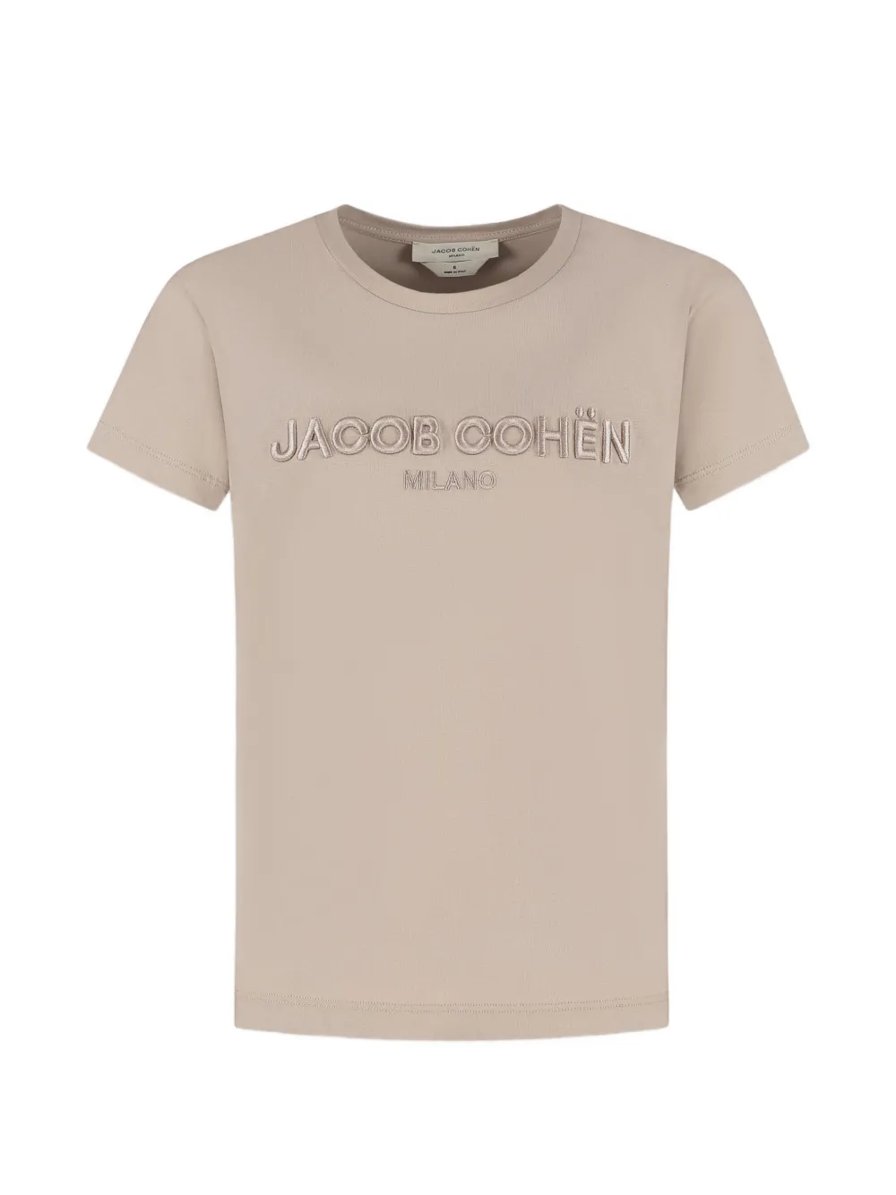 Jacob Cohën embroidered T-shirt - Toni neutri
