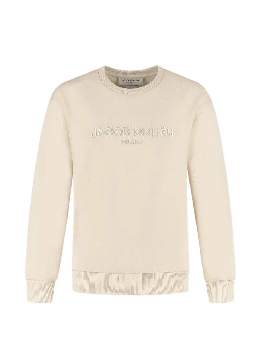 Jacob Cohën embroidered sweatshirt - Toni neutri