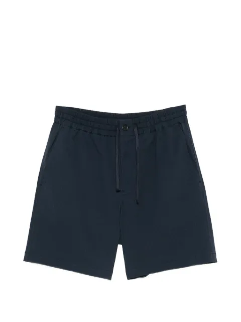 Maison Kitsuné drawstring seersucker shorts