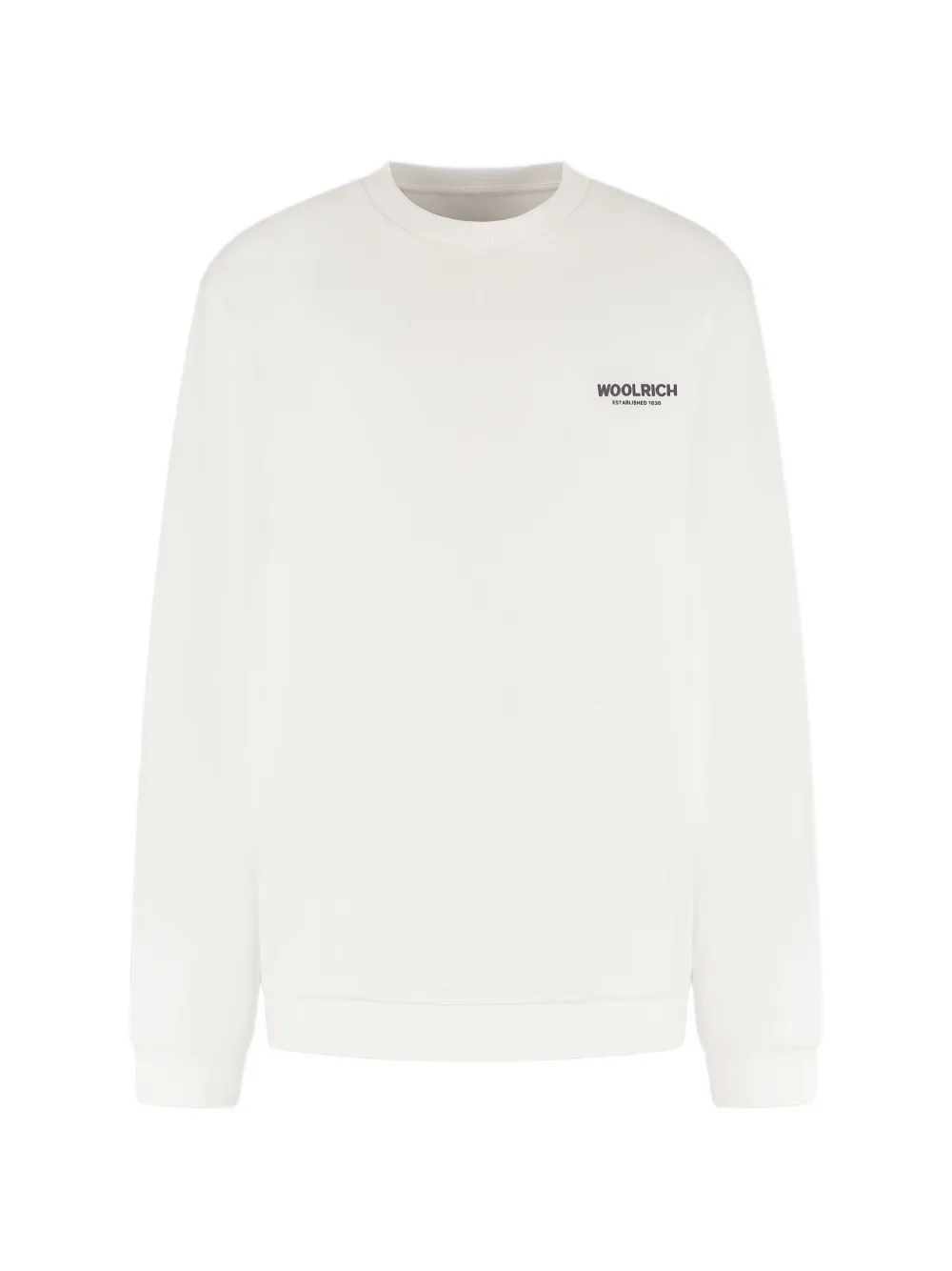 Woolrich Kids logo-motif sweatshirt - Bianco