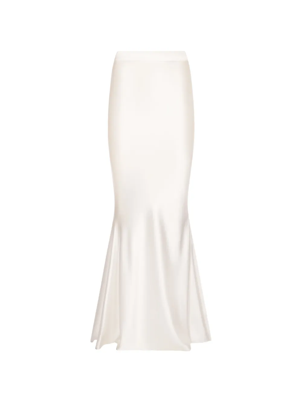ALEXIA & ANTONIA bias-cut flared maxi skirt - Nude