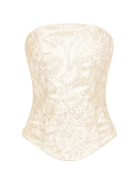 ALEXIA & ANTONIA embellished lace corset