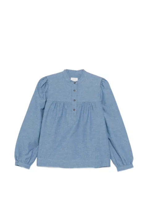 A.P.C. babydoll gathered blouse