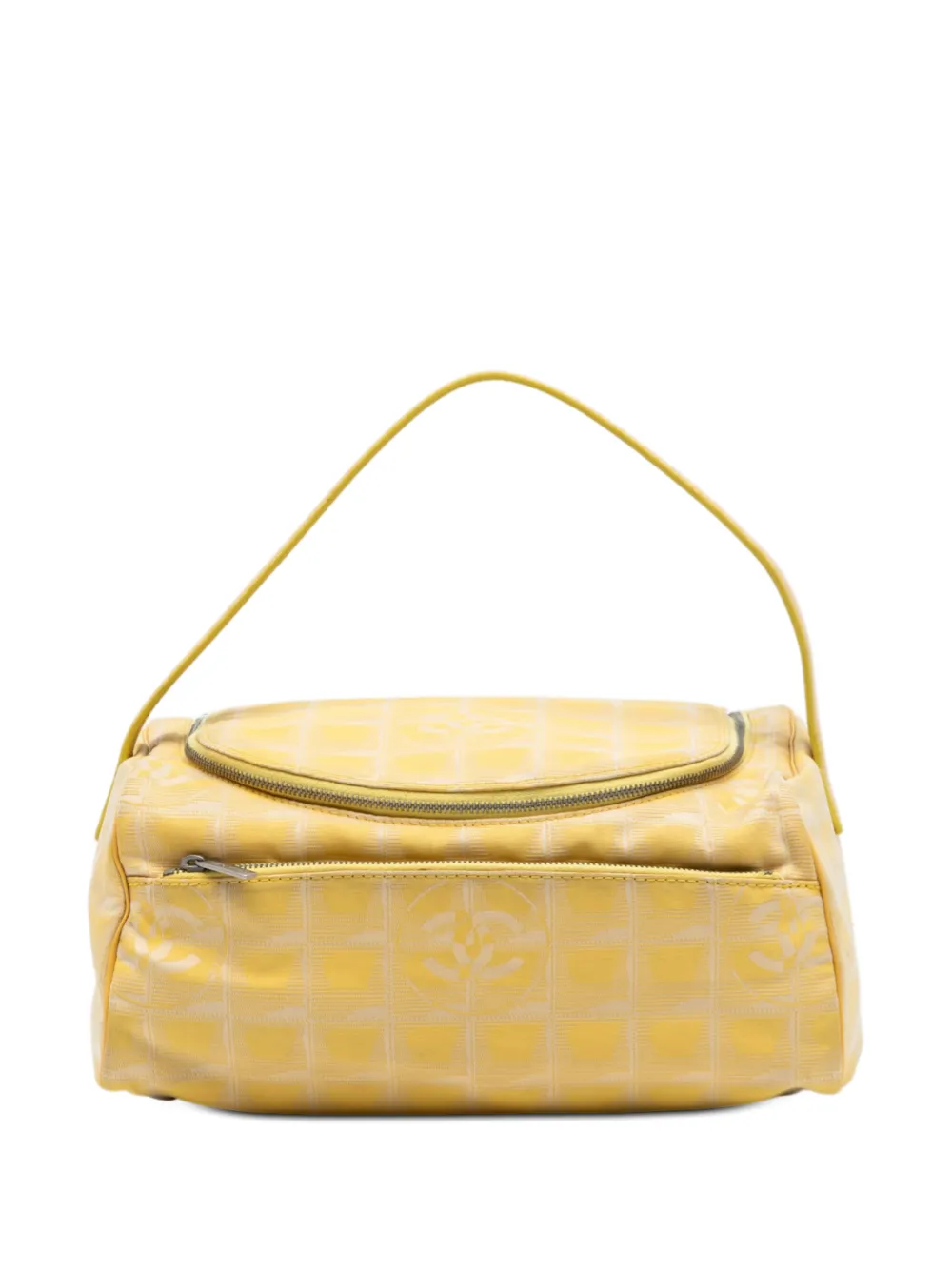 CHANEL Pre-Owned 2002-2003 New Travel Line Nylon vanity bag - Giallo