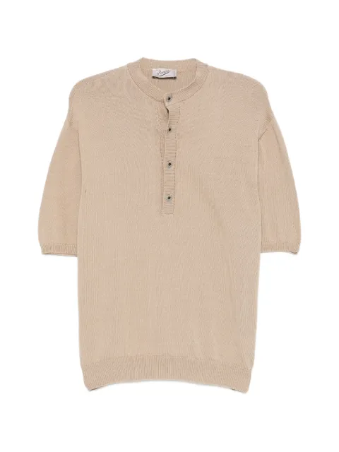 Pence Livio henley-neck knitted T-shirt 