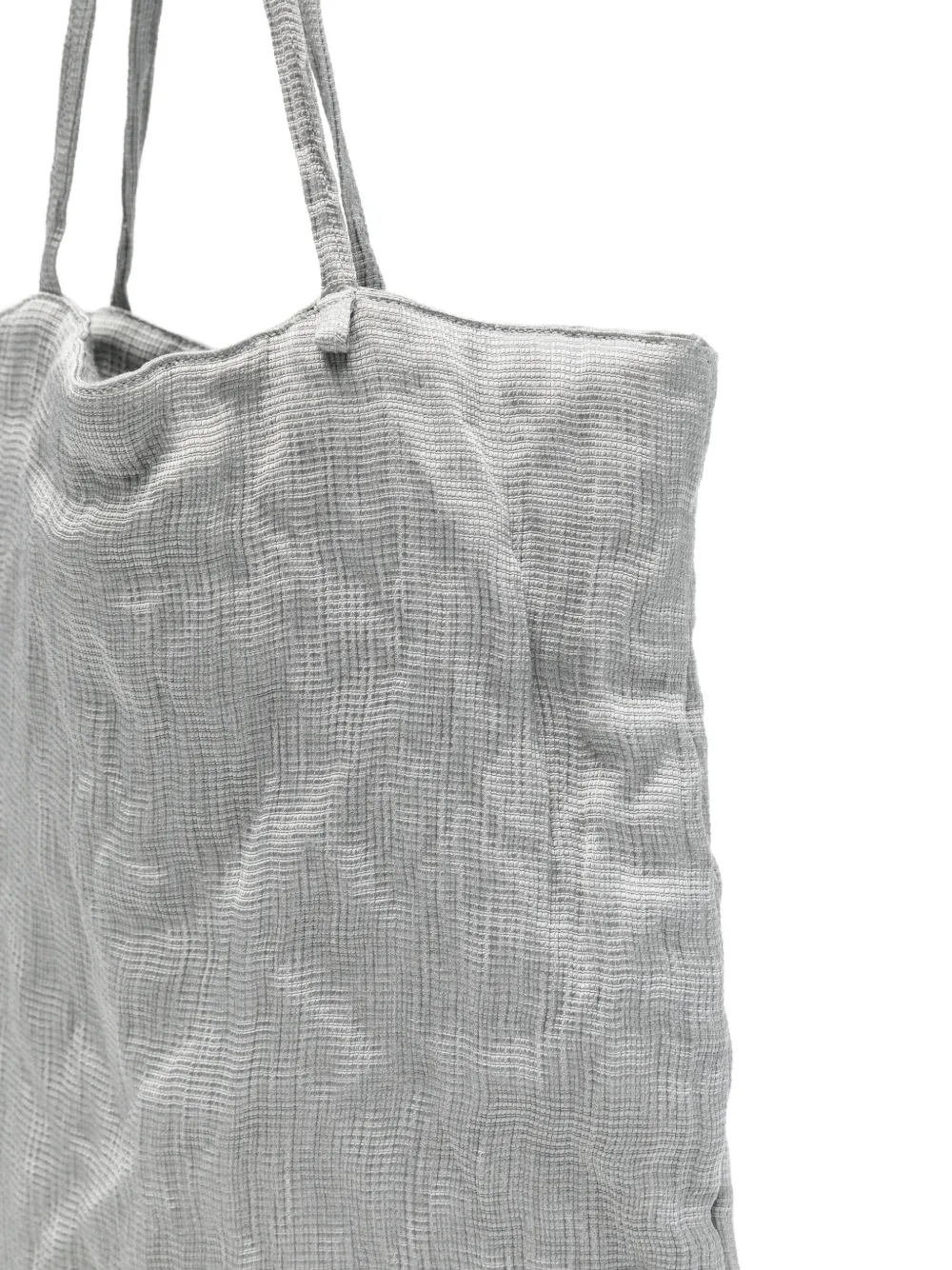 Alysi Shopper met gekreukt effect Grijs