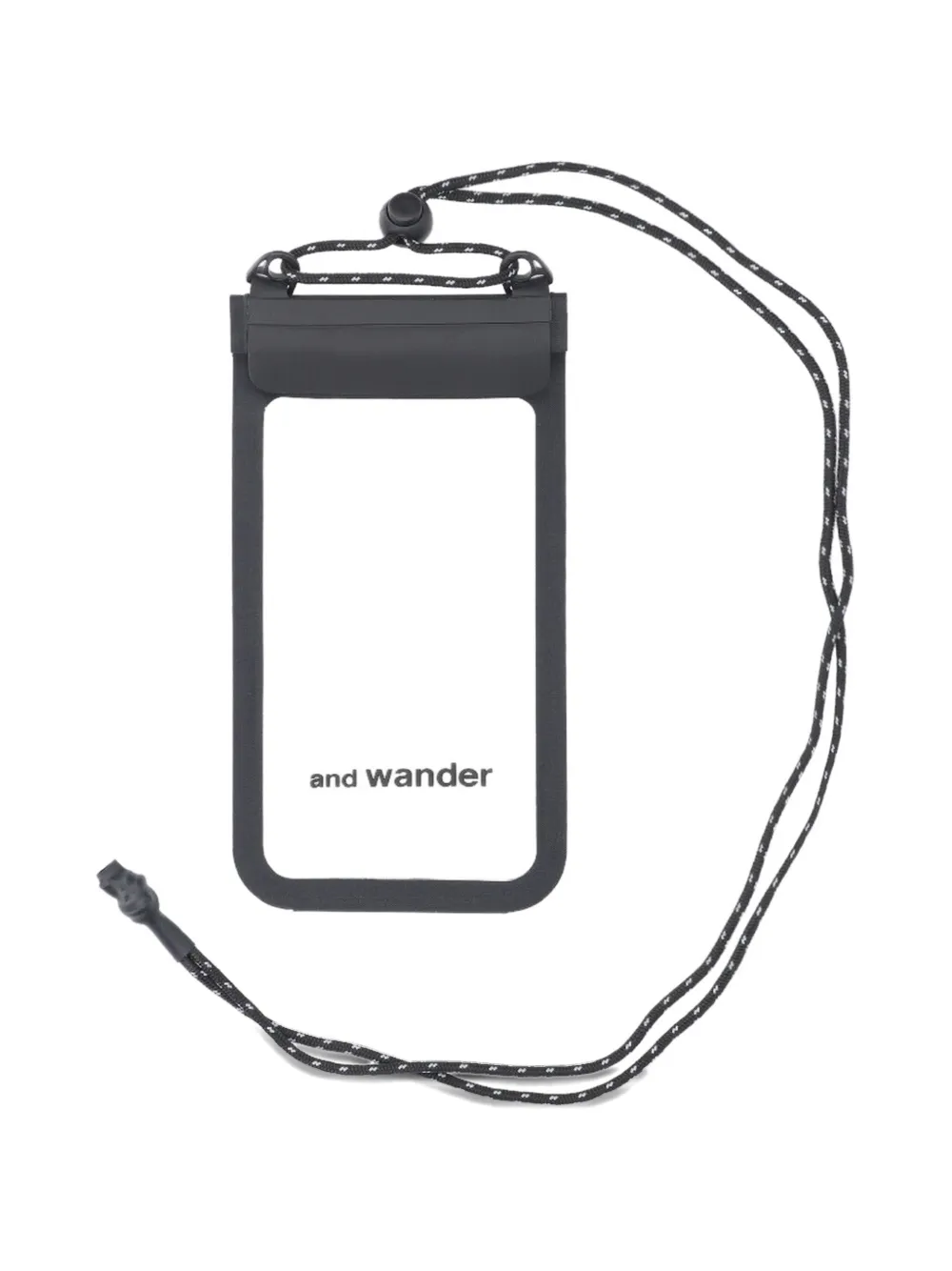 and Wander logo smartphone holder - Nero