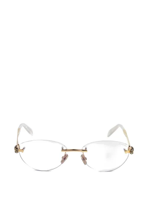 Bvlgari Serpenti rimless glasses