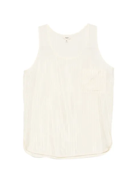Barena vertical-stripe sleeveless blouse
