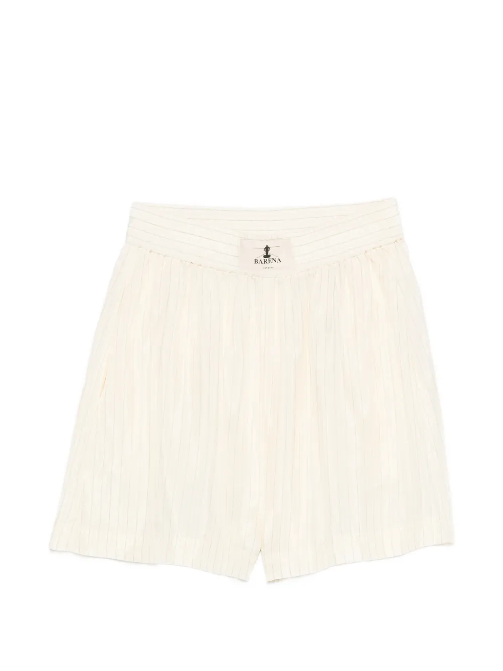 Barena striped elasticated-waistband shorts - Toni neutri