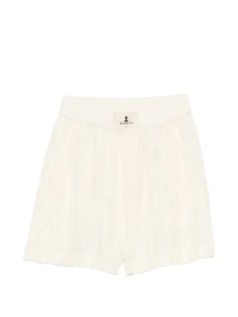 Barena striped elasticated-waistband shorts