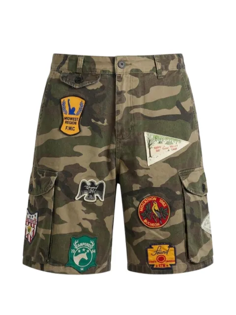 FOUND patchwork cargo shorts