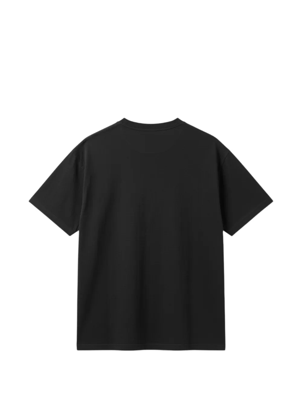 FOUND T-shirt met geborduurde patches Zwart