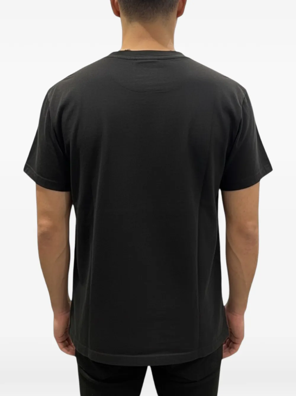 FOUND T-shirt met geborduurde patches Zwart