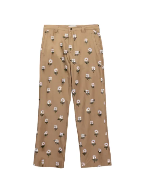 Honor The Gift beaded flower trousers
