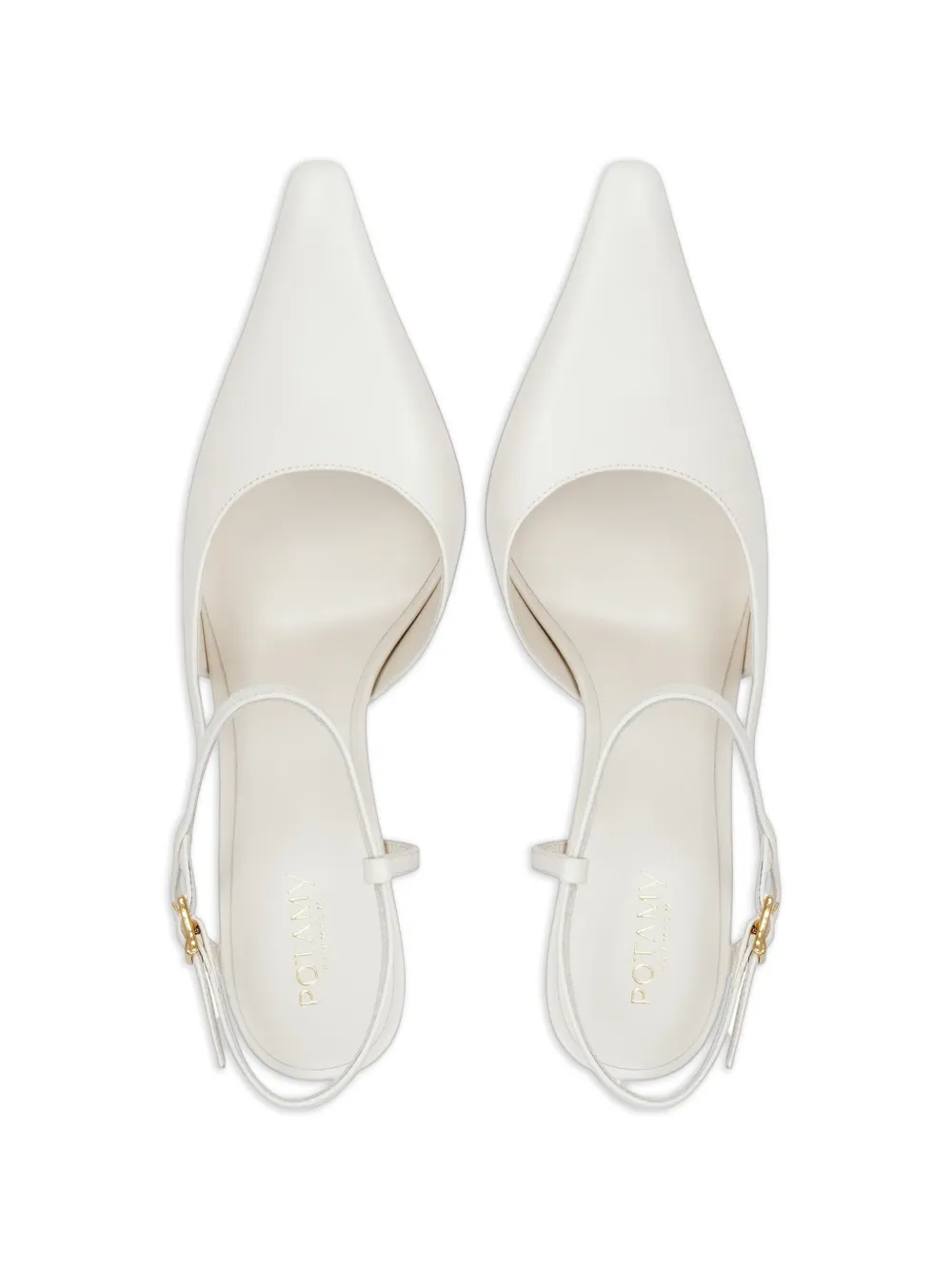 POTAMY Slingback pumps Wit